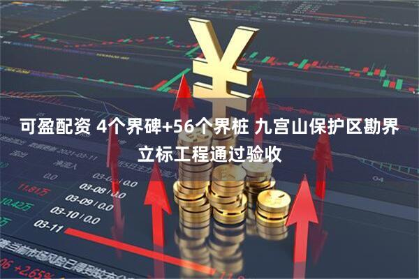 可盈配资 4个界碑+56个界桩 九宫山保护区勘界立标工程通过验收