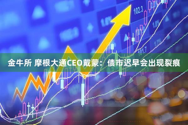 金牛所 摩根大通CEO戴蒙：债市迟早会出现裂痕