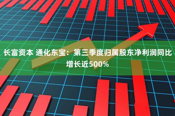 长富资本 通化东宝：第三季度归属股东净利润同比增长近500%